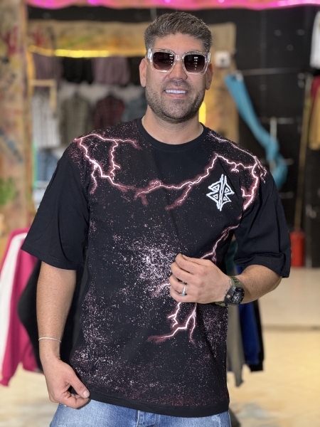 تیشرت پنبه براش تیشرت کاستوم شده با کیفیت