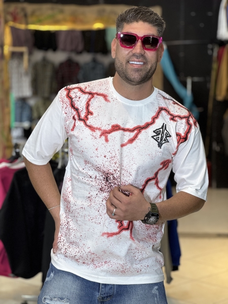 تیشرت پنبه براش تیشرت کاستوم شده با کیفیت