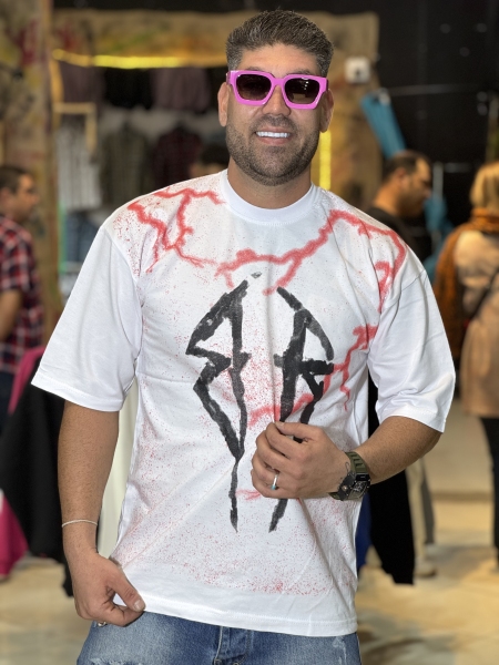 تیشرت پنبه براش تیشرت کاستوم شده با کیفیت