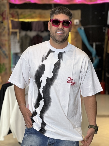 تیشرت پنبه براش تیشرت کاستوم شده با کیفیت