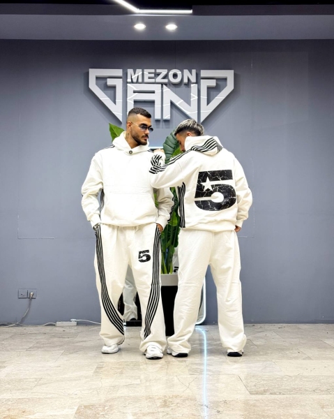 ست هودی شلوار سفید