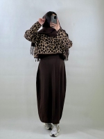 دو تیکه سرافون با رویه پلنگی