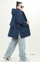 بارانی کوتاه بغل زیپ