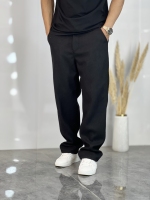 شلوار نیم بگ فوتر ضخیم Panah مشکی