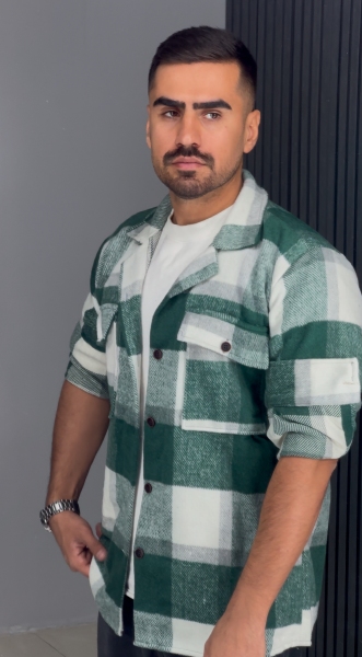 پیراهن پشمی سبز