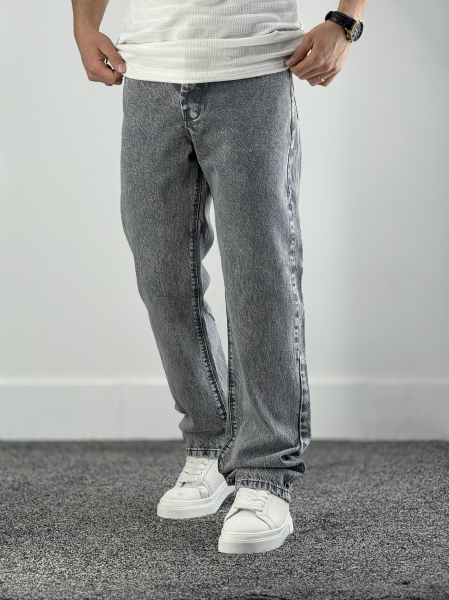 نیم بگ آبی طوسی ساده کد 818