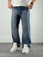 بگ جین vip آبی کثیف شور کد 1001/4