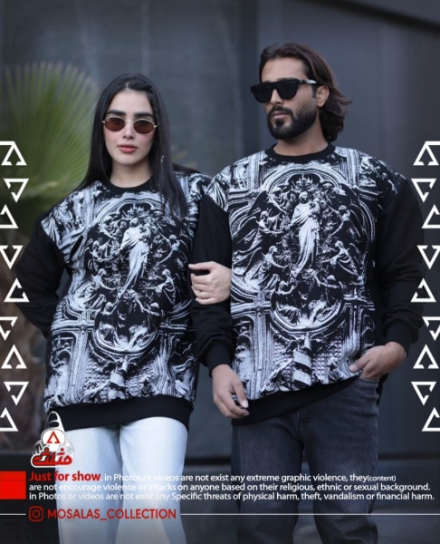 دورس سه نخ پنبه پیش و پشت چاپ