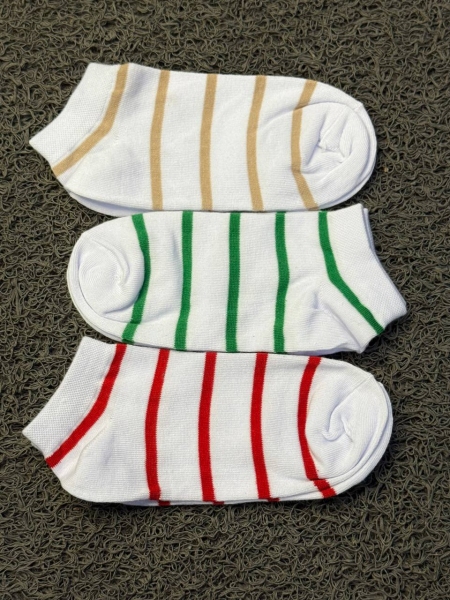 جوراب نیم ساق خط دار