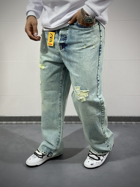 شلوار بگ پارچه خارجی ( سنگشور شده )