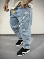 شلوار مام فیت سنگشور شده