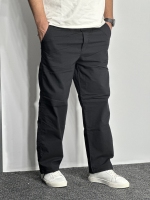 شلوار بگ استایل مردانه کتان نیل مشکی