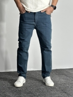 شلوار جین راسته کشی مردانه آبی کلاسیک