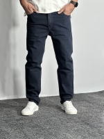 شلوار جین راسته کشی مردانه رنگ ذغالی