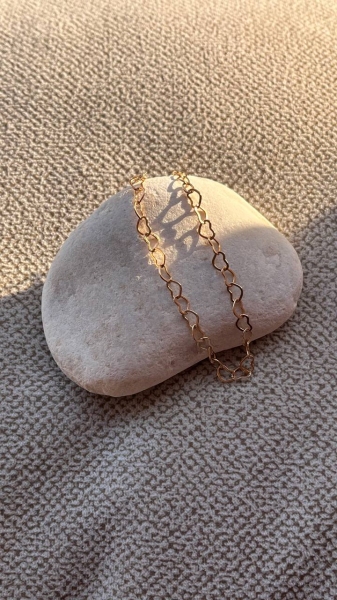 دسبند قلب طلایی