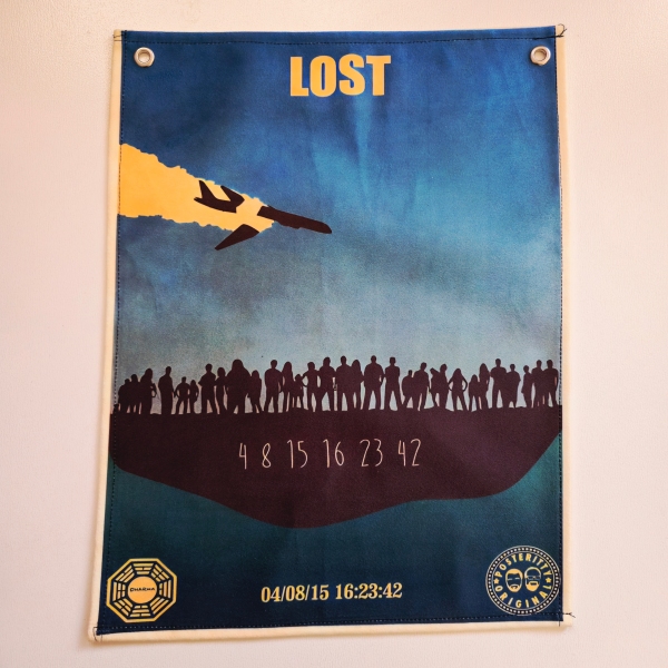 بک دراپ طرح سریال لاست