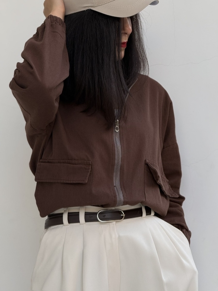 بامبر جکت کتان