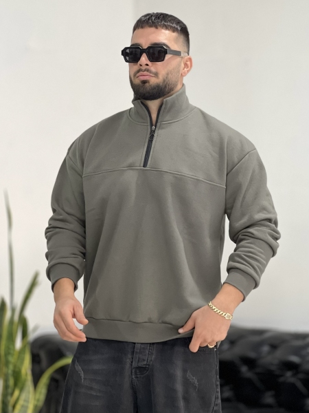 دورس 3نخ نیم زیپ RAW زیتونی X