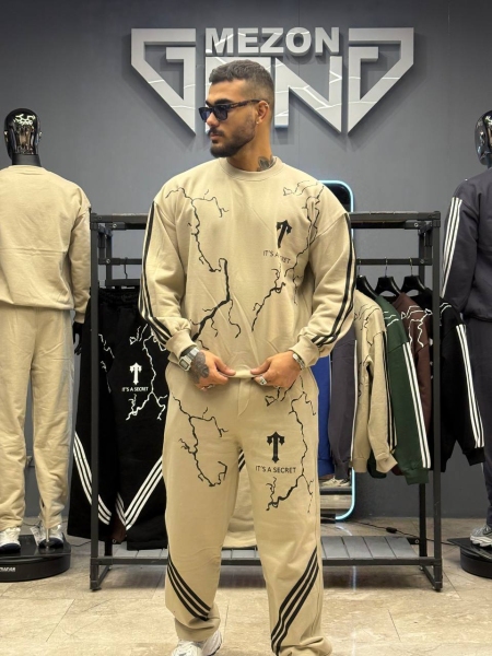 ست دورس و شلوار ترپ استار کرم