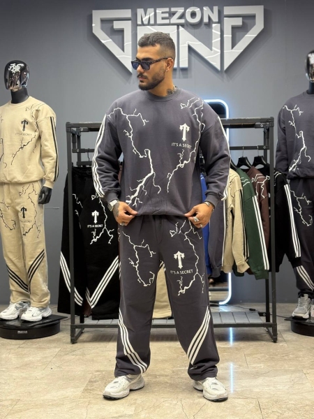 ست دورس و شلوار ترپ استار طوسی