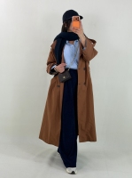 بارونی کتان یقه طرح برشکا