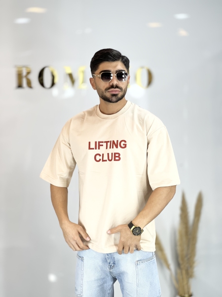 تیشرت دورس پاییزه Lift کرمی