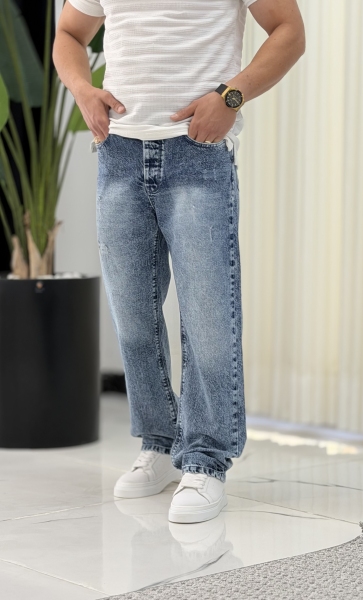 نیم بگ جین آبی روشن کد935