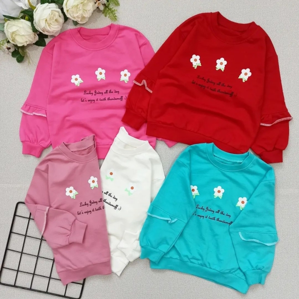 بلوزتک طرح سه گل