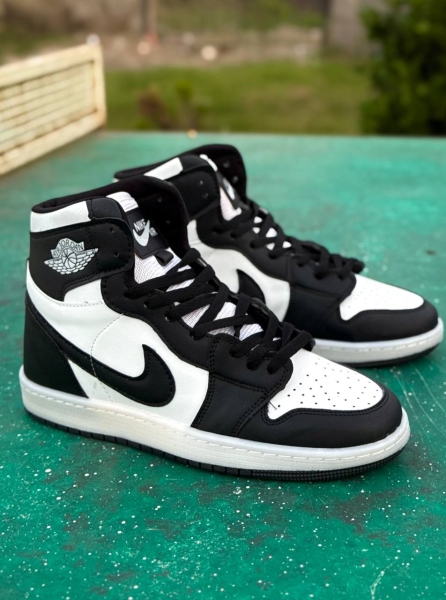 کتونی ساقدار Jordan جدید مشکی سفید