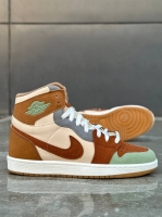 کتونی ساقدار Jordan جدید کرم قهوه ای سبز