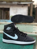 کتونی ساقدار Jordan جدید مشکی آبی آسمانی