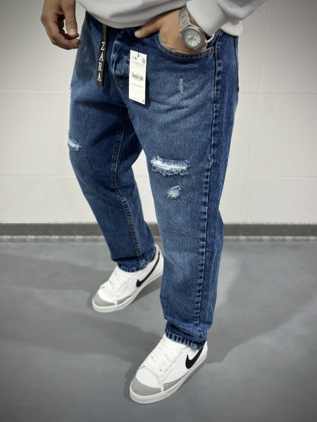 شلوار مام فیت پارچه خارجی ( سنگشور شده )