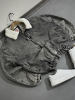 کاپشن جین درجه 1 ( داخل تمام خز )