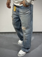 شلوار بگ پارچه خارجی سنگشور شده