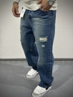 شلوار بگ پارچه خارجی سنگشور شده