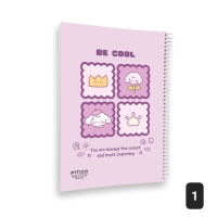 دفتر 80 برگ طرح unique