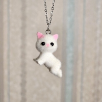 گردنبند استیل گربه مخملی