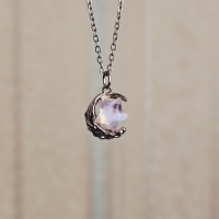 گردنبند استیل ماه و ستاره