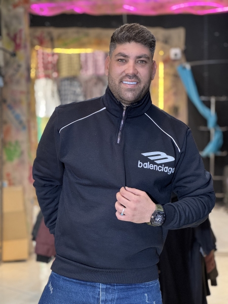 دورس نیم زیپ 3نخ داخل خار خورده