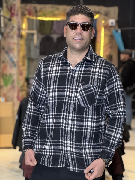 پیراهن پشمی شکت پشمی شکت موهر