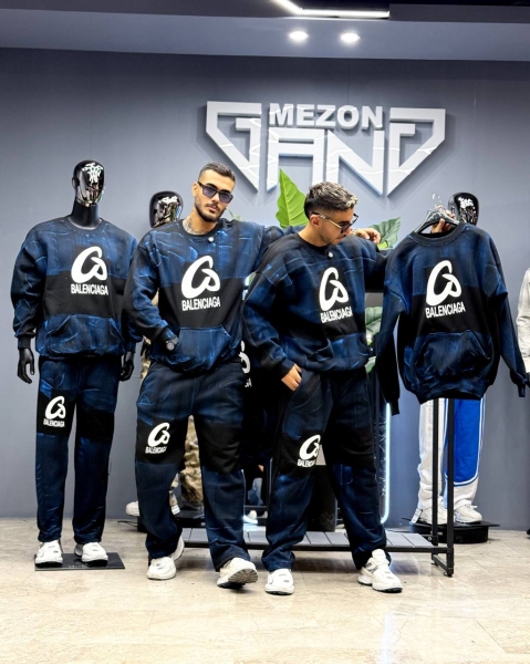 ست بالنسیاگا آبی مشکی