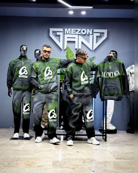 ست بالنسیاگا مشکی سبز