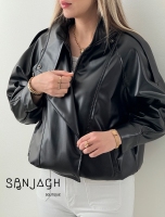 بامبر جکت چرم