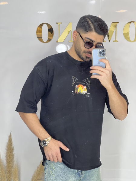 تیشرت دونخ پاییزه Winter مشکی