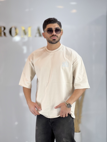 تیشرت دونخ پاییزه Jordan کرمی