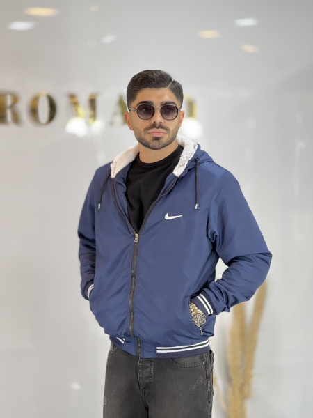 سویشرت داخل بره ای Nike سرمه ای