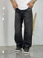 شلوار بگ Vip ذغالی ساده کد 239