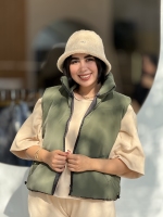 پافر یقه ایستاده پایین گت