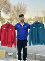 دورس نیم زیپ گلدوزی اسپان