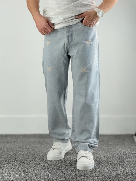 نیم بگ جین یخی کد 733